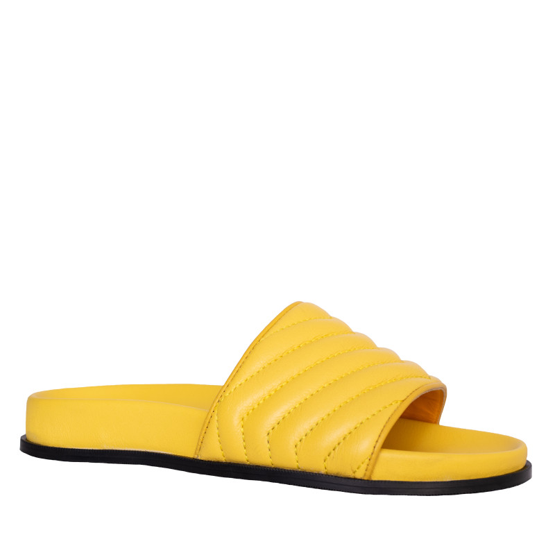 LORETTI Шлепанцы на толстой подошве из кожи Mango