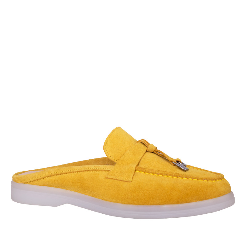 LORETTI Лоферы из замши Mango без пятки